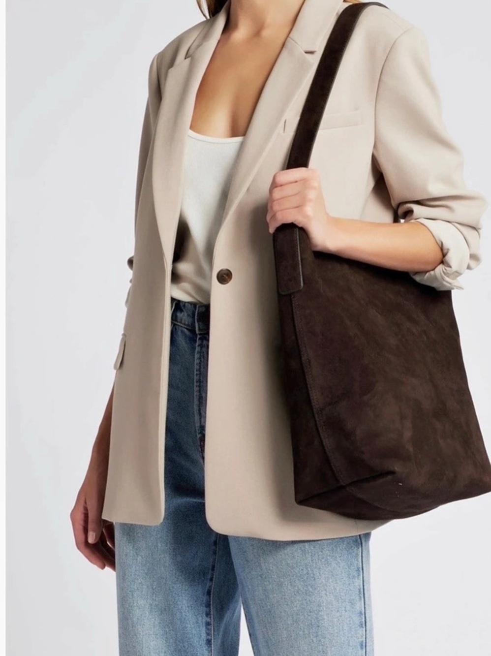 Madewell Essentials Bag Leather in Brown NWT - Picture 2 of 11